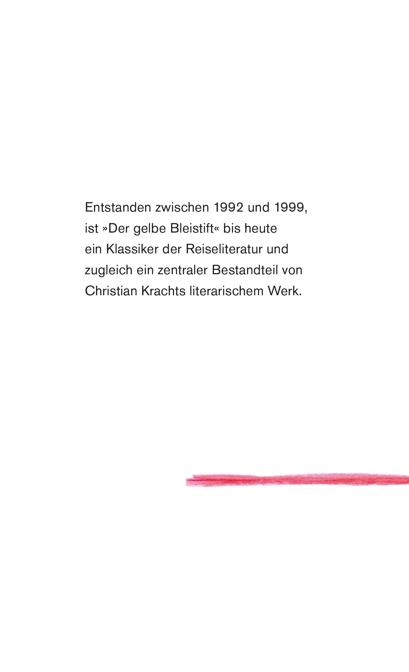 Rückseitencover Der gelbe Bleistift