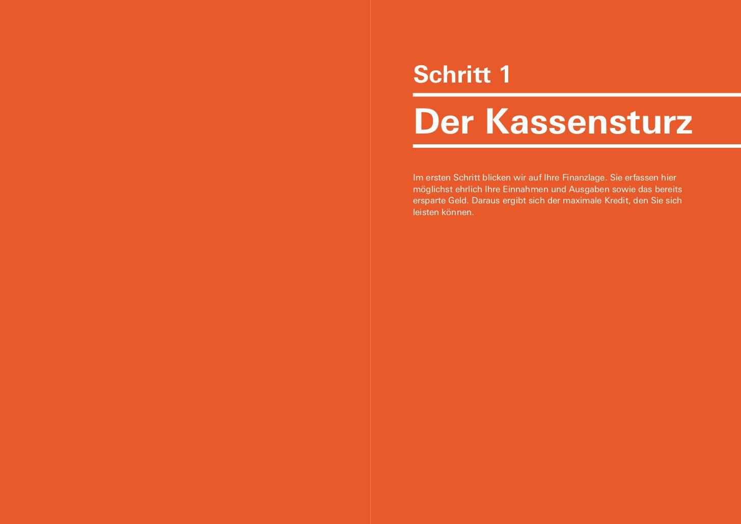 Beispielinhalt (Bild) Immobilienfinanzierung. Das Set