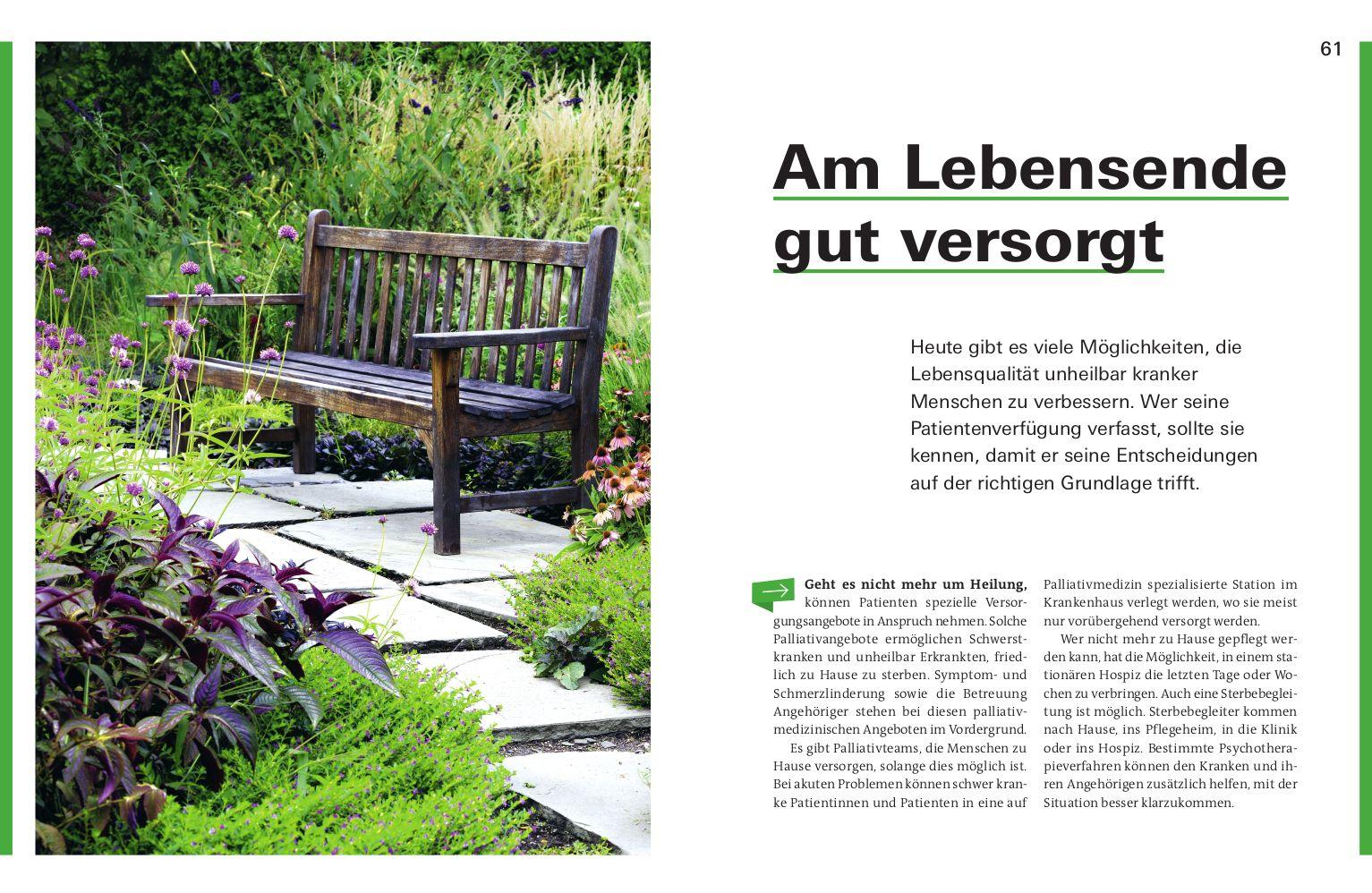 Beispielinhalt (Bild) Meine Patientenverfügung