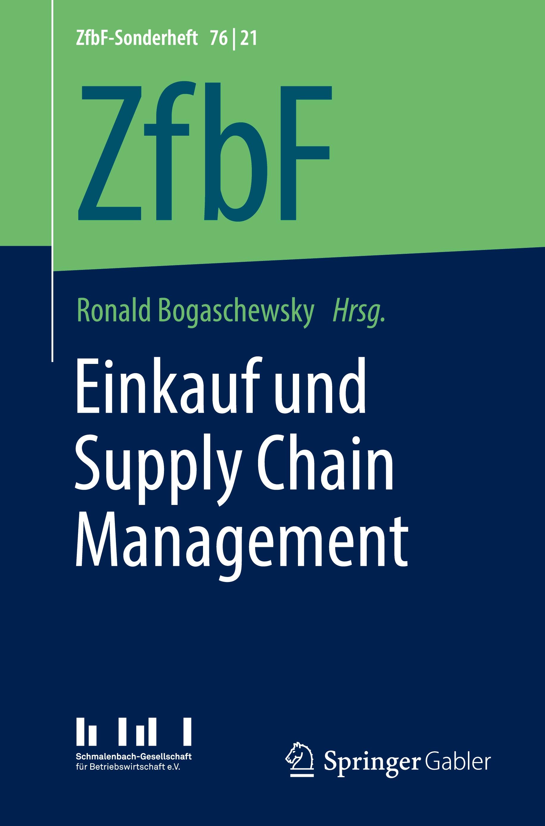 Vorderes Coverbild Einkauf und Supply Chain Management