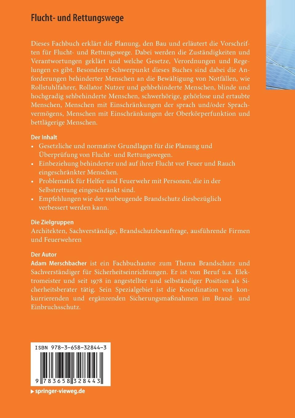 Rückseitencover Flucht- und Rettungswege