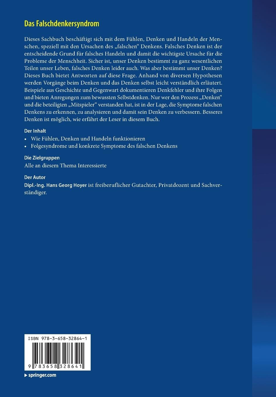 Rückseitencover Das Falschdenkersyndrom