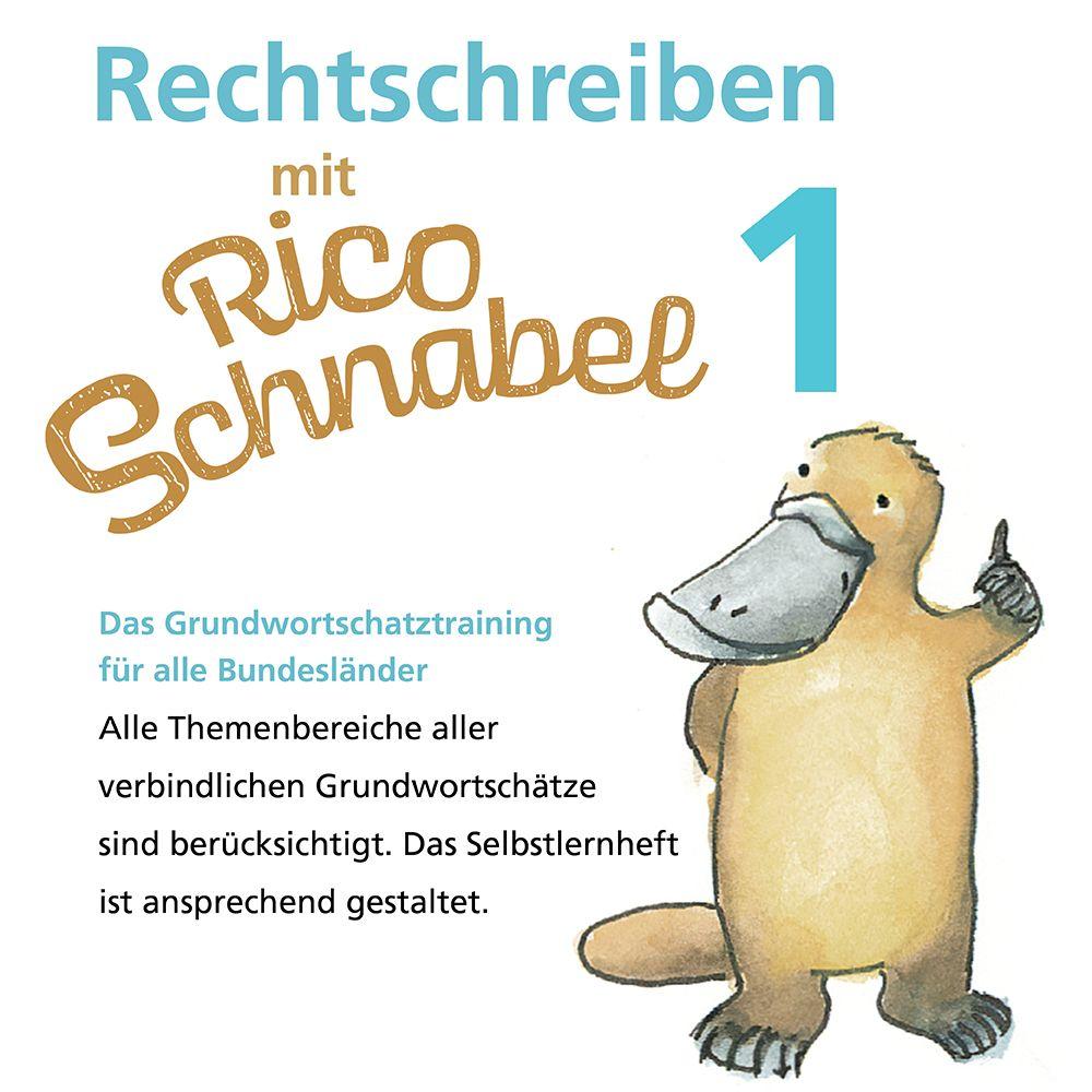 Beispielinhalt (Bild) Rechtschreiben mit Rico Schnabel, Klasse 1