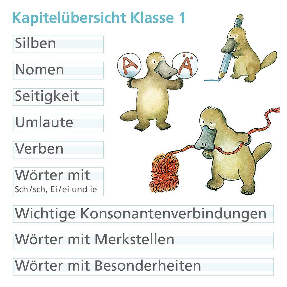 Beispielinhalt (Bild) Rechtschreiben mit Rico Schnabel, Klasse 1