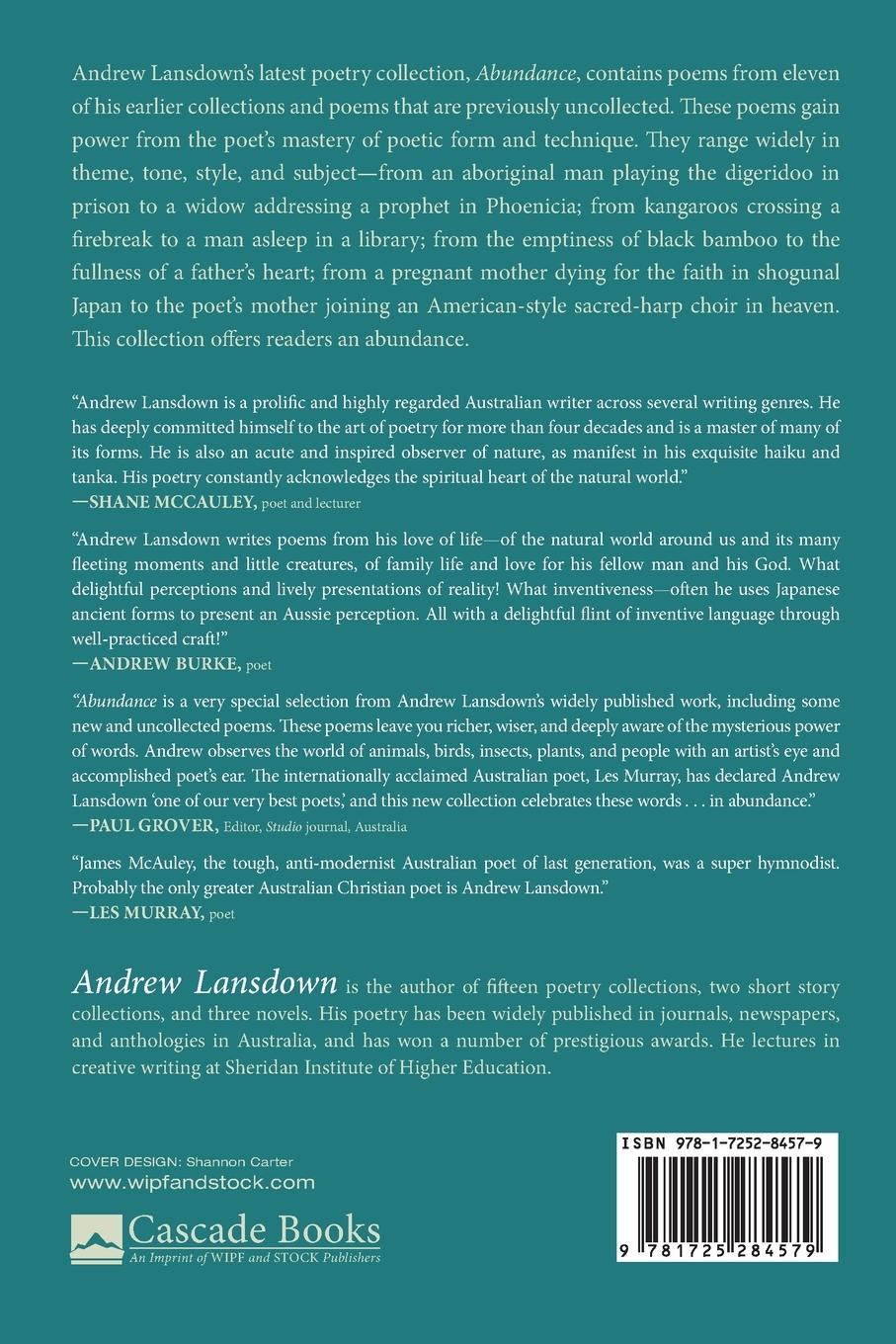 Rückseitencover Abundance