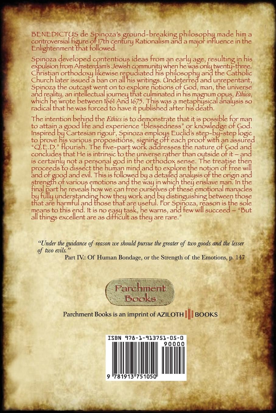 Rückseitencover The Ethics