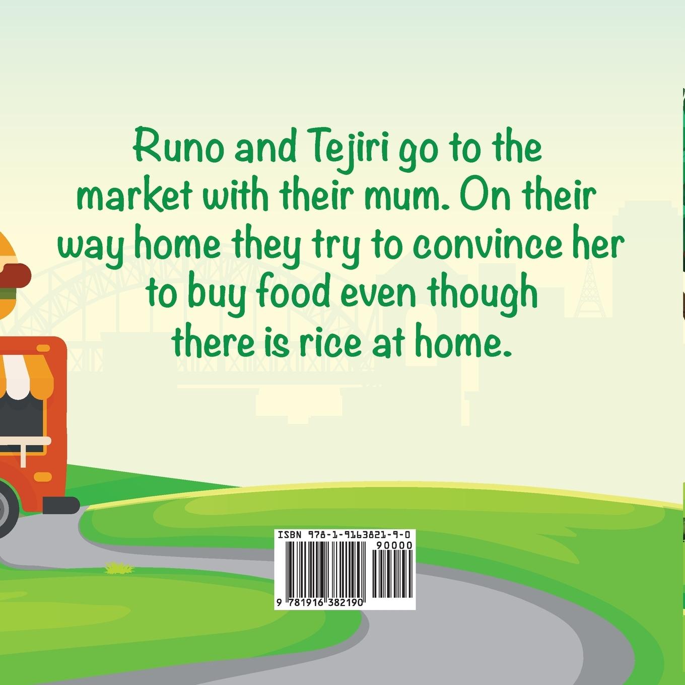 Rückseitencover There's Rice At Home (Urhobo)