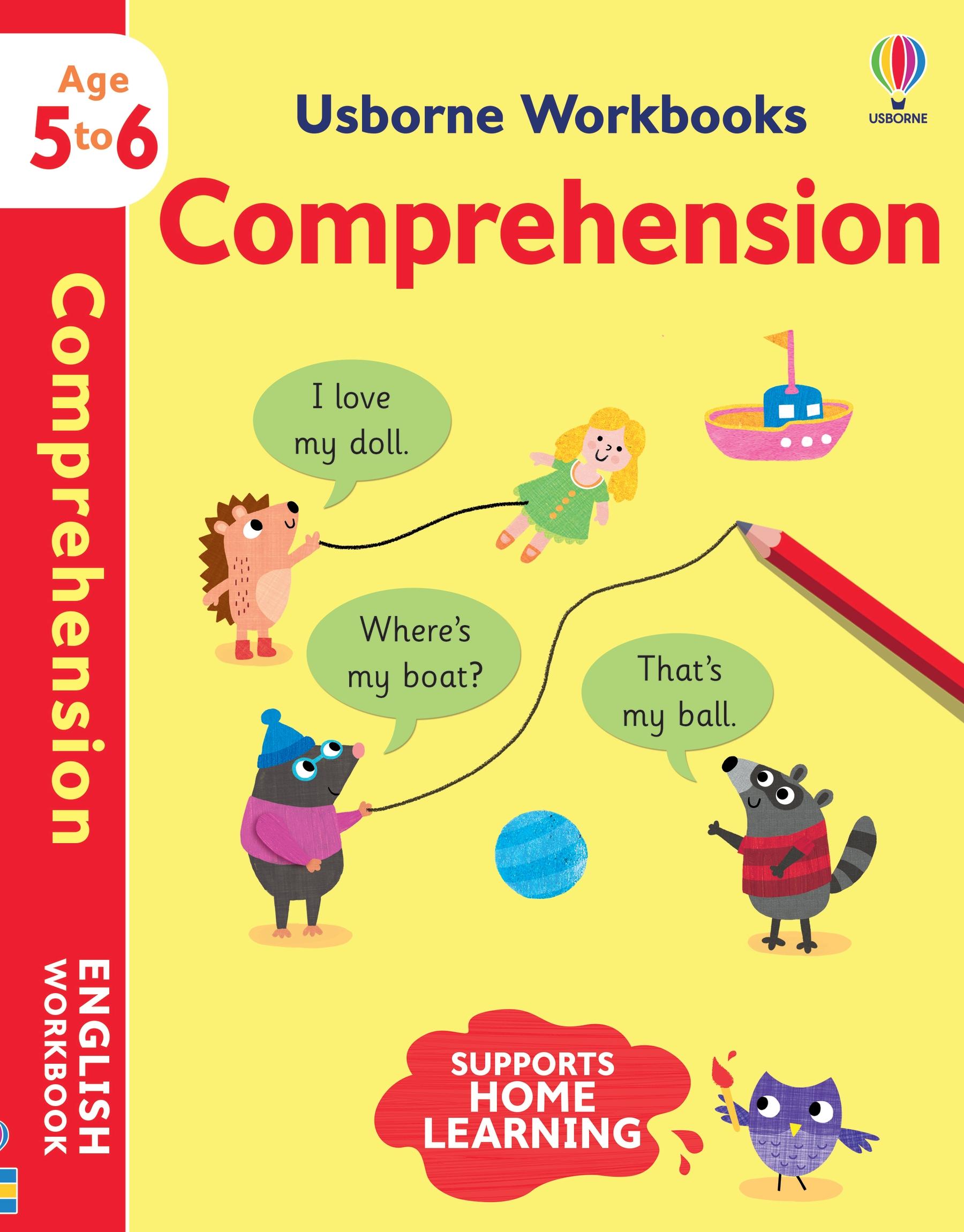 Vorderes Coverbild Usborne Workbooks Comprehension 5-6