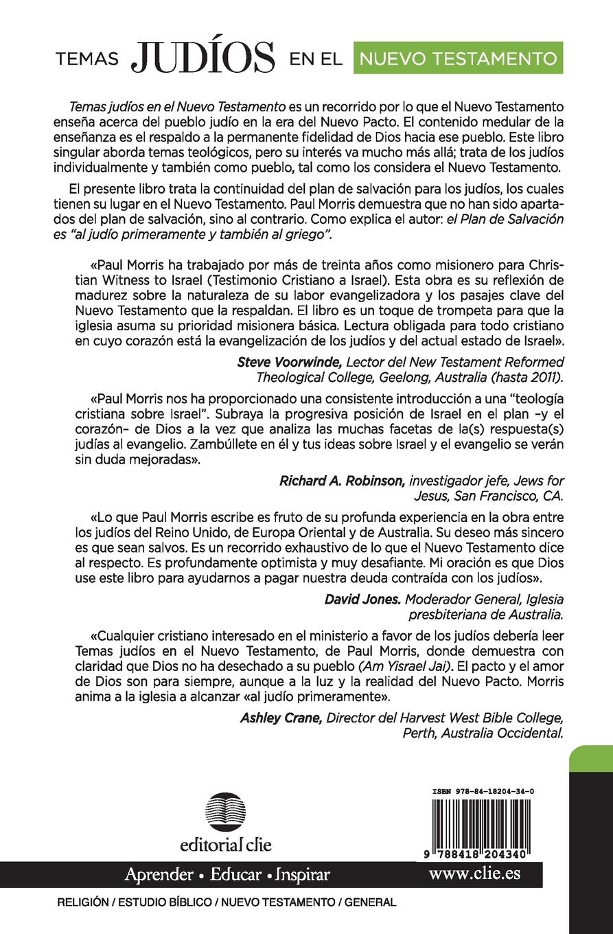 Rückseitencover Las Temas Jud¿¿os En El Nuevo Testamento