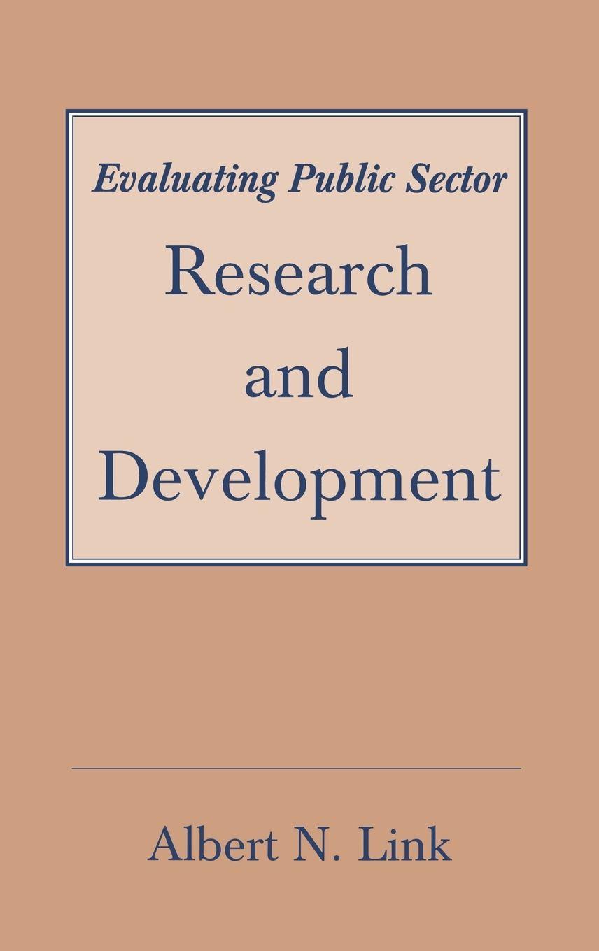 Vorderes Coverbild Evaluating Public Sector Research and Development