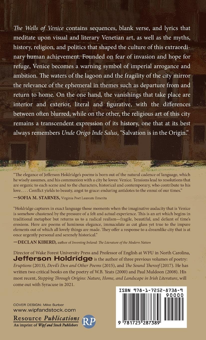 Rückseitencover The Wells of Venice