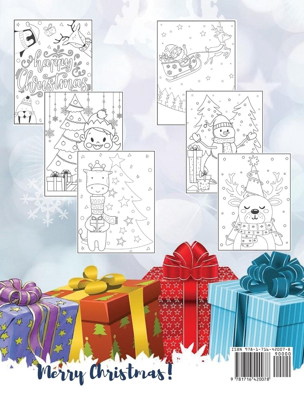 Rückseitencover My First Christmas Coloring Book for Toddlers