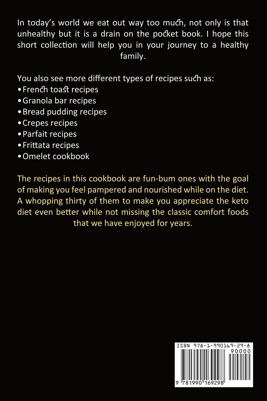 Rückseitencover Comfort Food Recipe