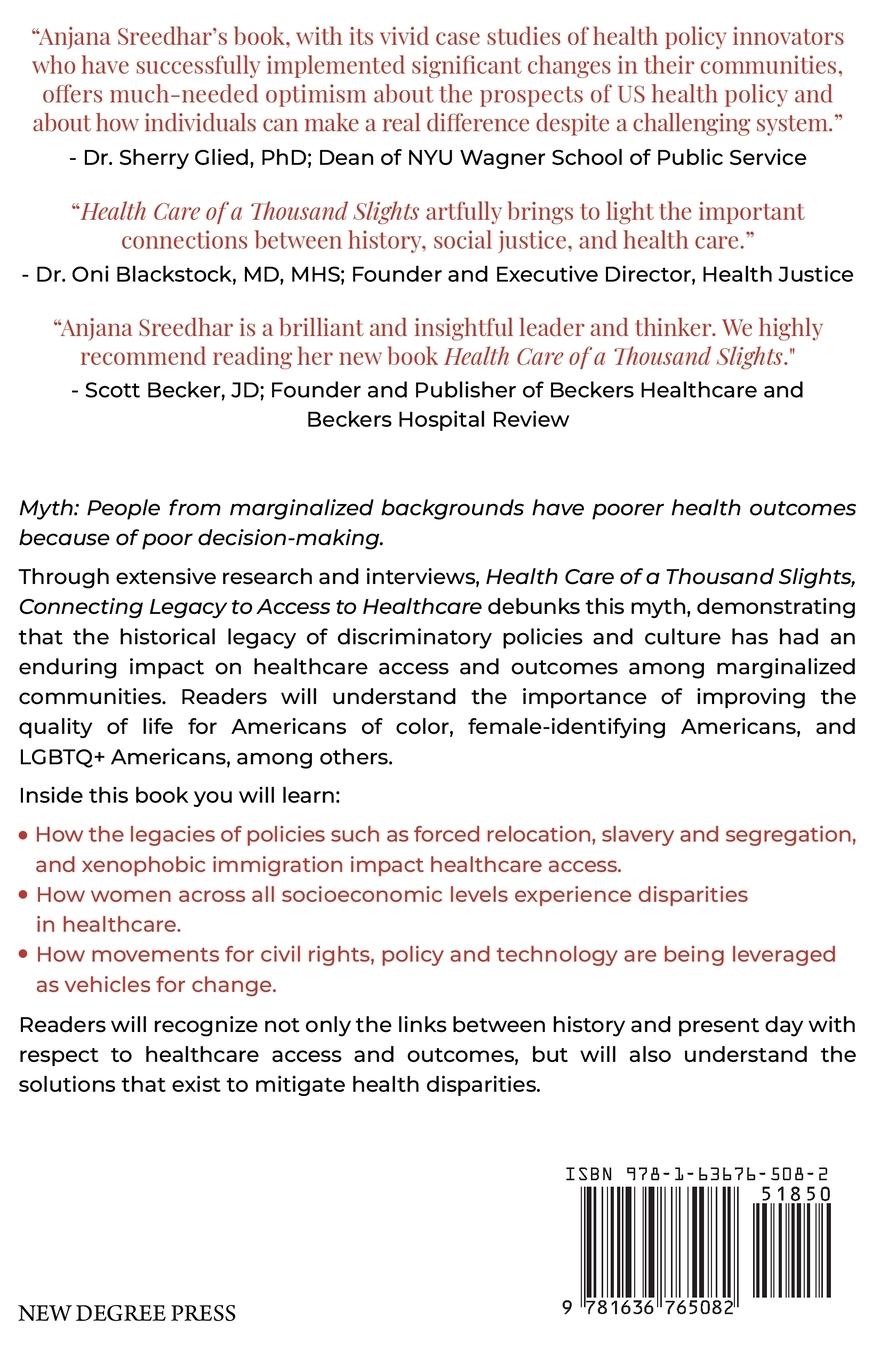 Rückseitencover Health Care of a Thousand Slights