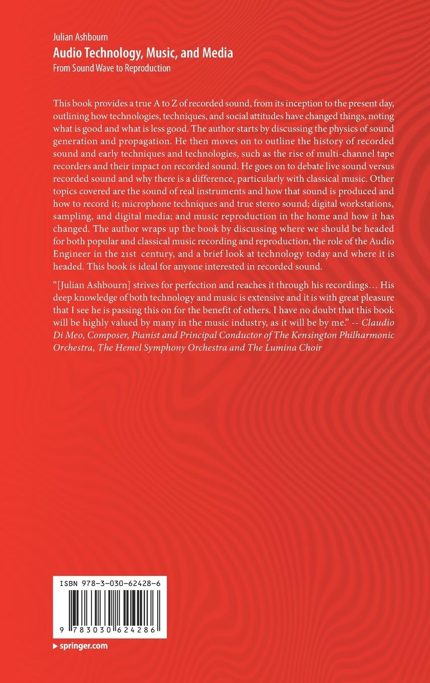 Rückseitencover Audio Technology, Music, and Media