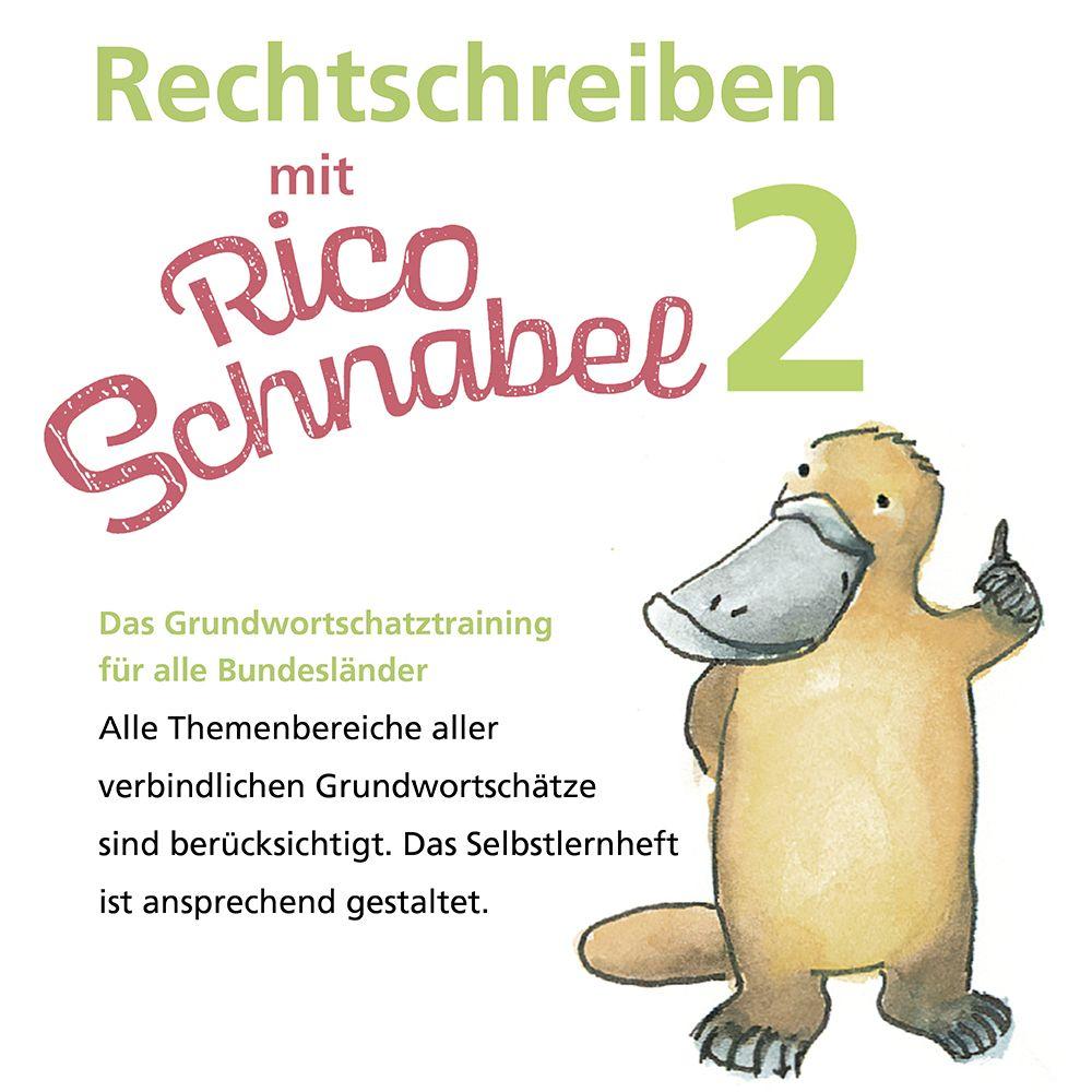 Beispielinhalt (Bild) Rechtschreiben mit Rico Schnabel, Klasse 2