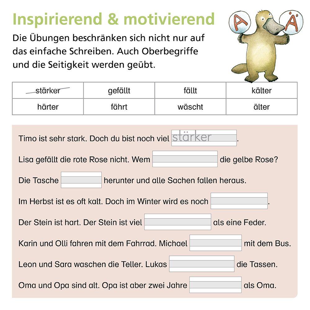 Beispielinhalt (Bild) Rechtschreiben mit Rico Schnabel, Klasse 2