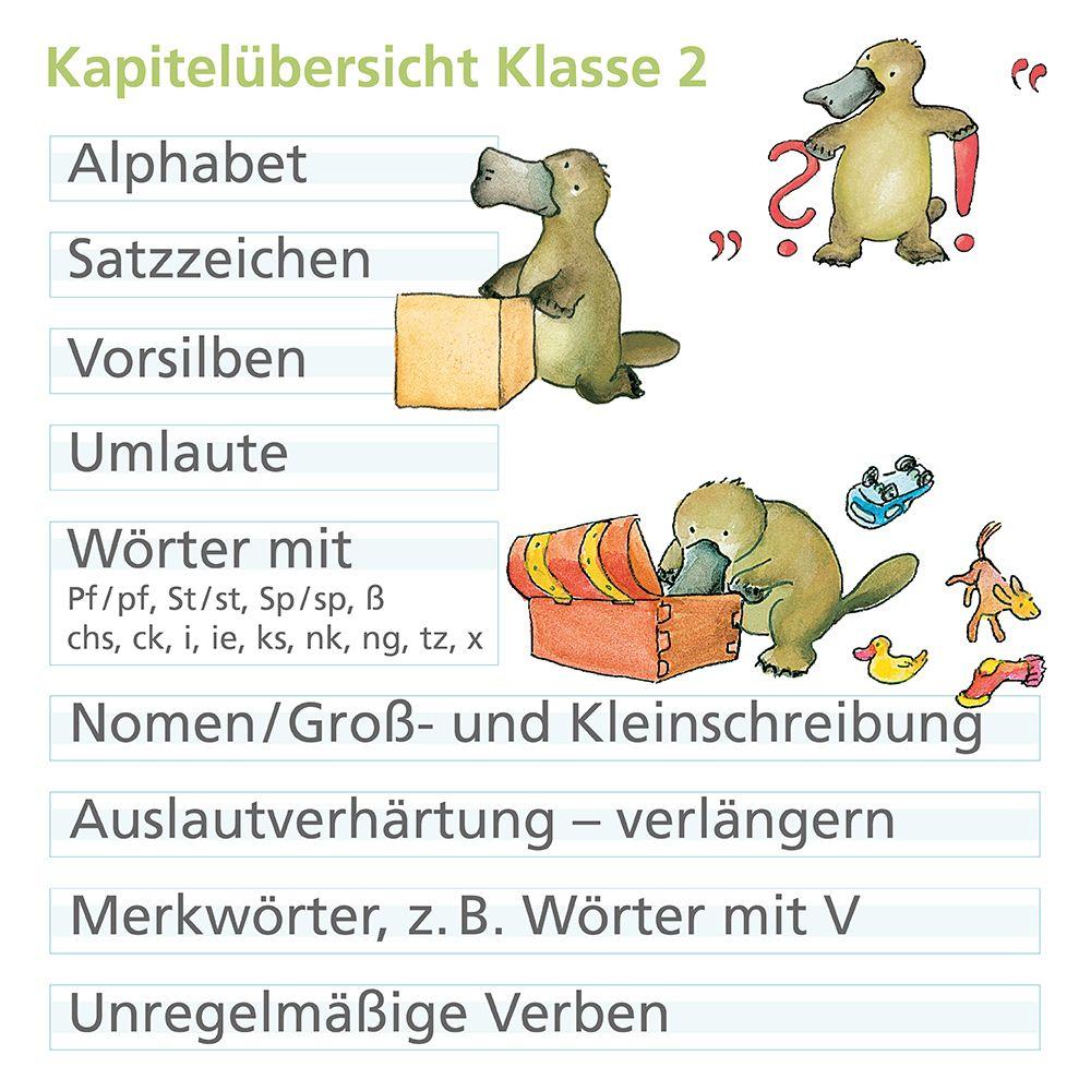 Beispielinhalt (Bild) Rechtschreiben mit Rico Schnabel, Klasse 2