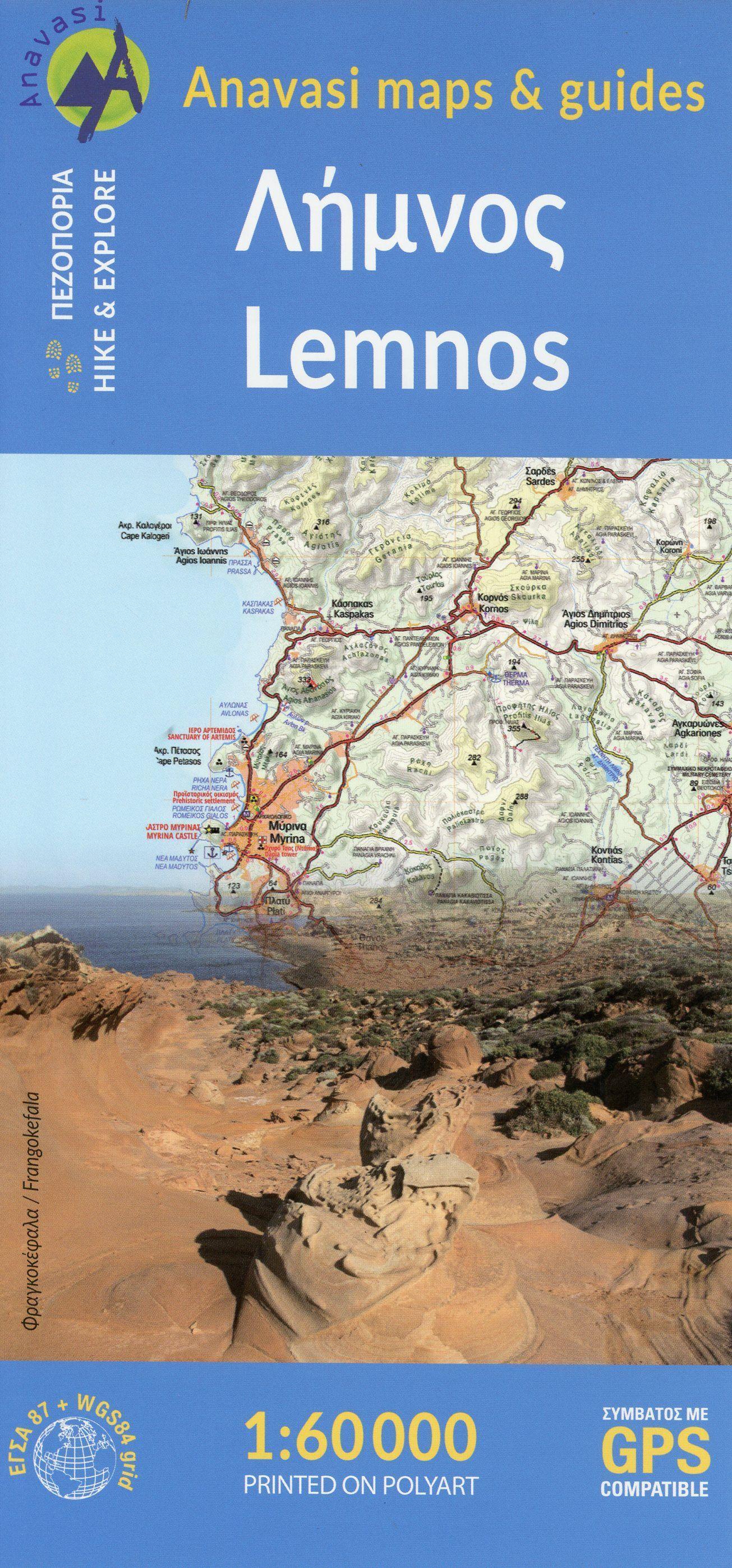 Vorderes Coverbild Lemnos 1:60 000