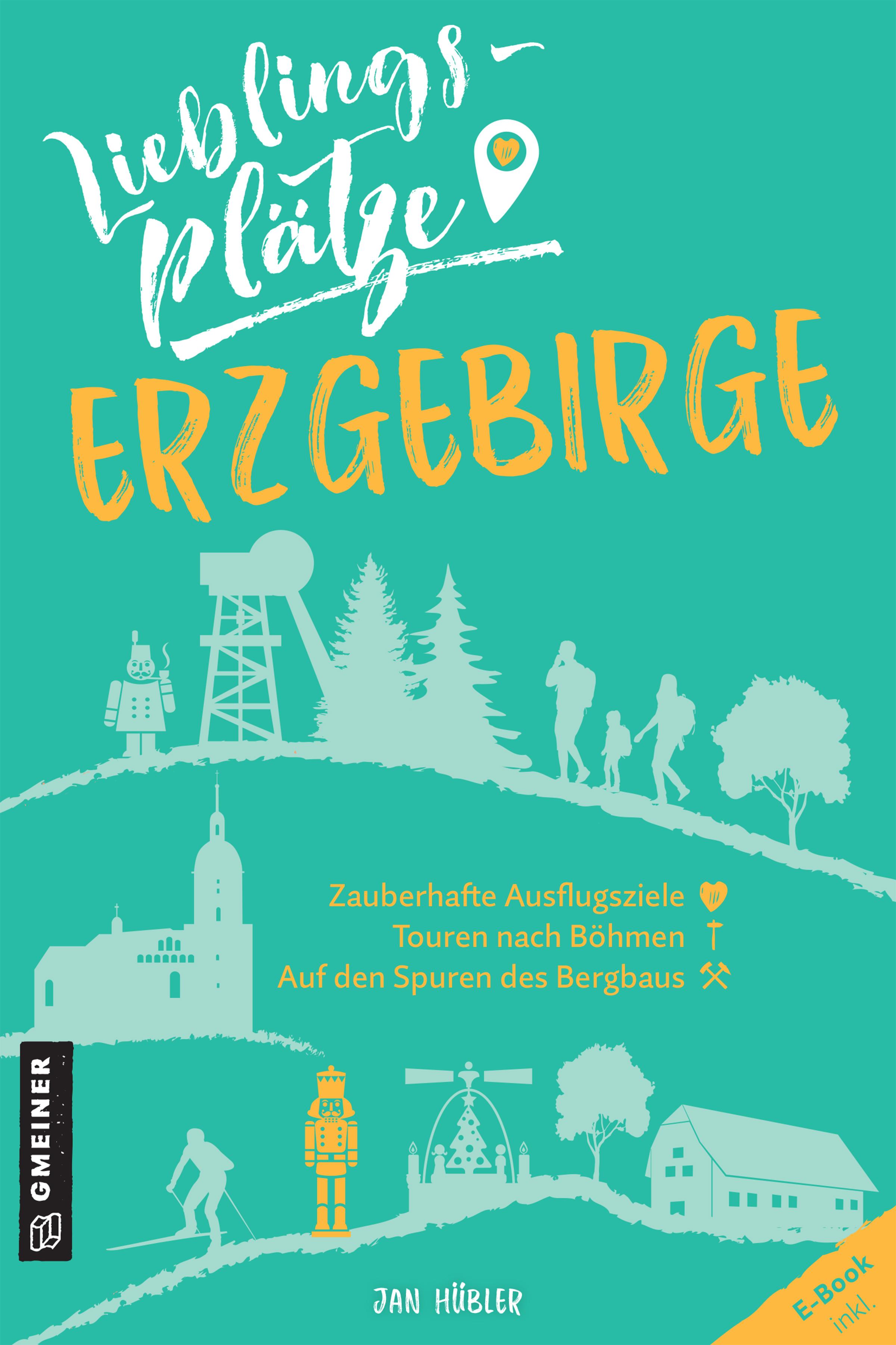 Vorderes Coverbild Lieblingsplätze Erzgebirge
