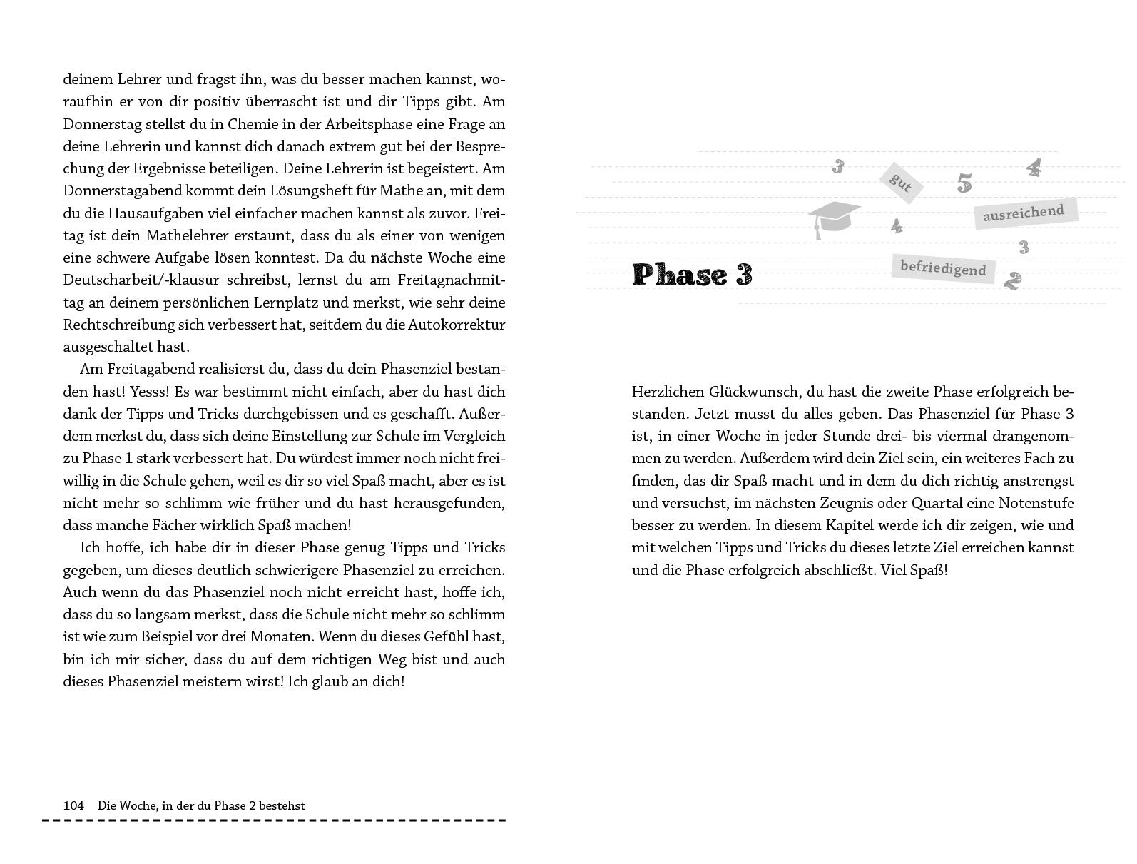 Beispielinhalt (Bild) Der Zeugnisretter