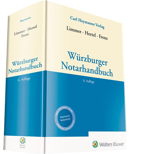 Vorderes Coverbild Würzburger Notarhandbuch