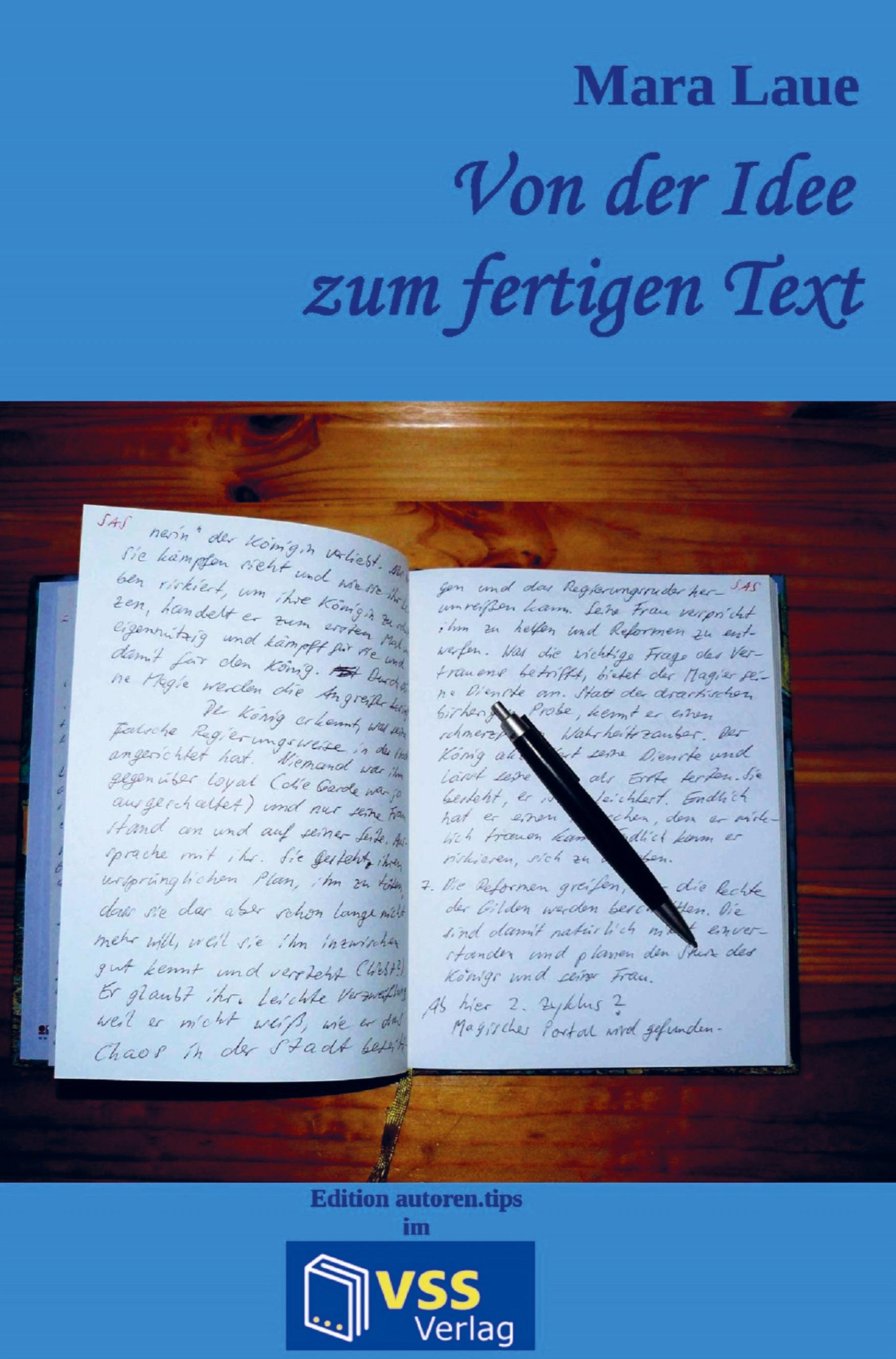 Vorderes Coverbild Von der Idee zum fertigen Text