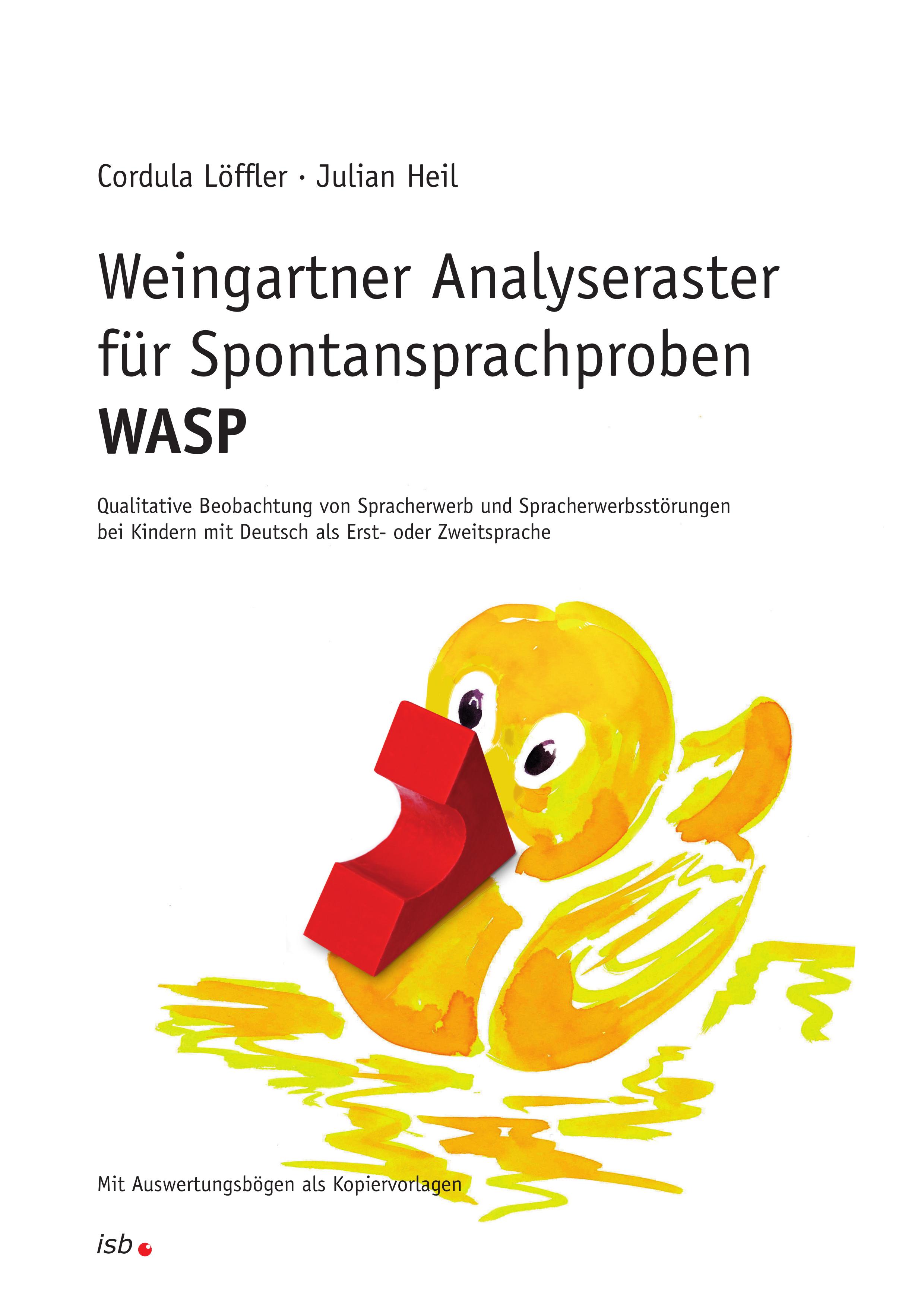 Vorderes Coverbild Weingartner Analyseraster für Spontansprachproben - WASP