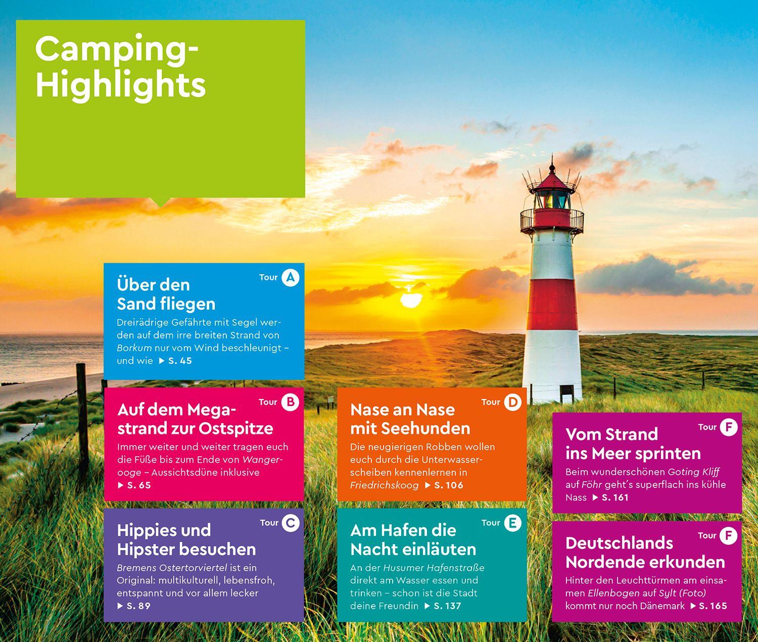 Beispielinhalt (Bild) MARCO POLO Camper Guide Deutsche Nordseeküste