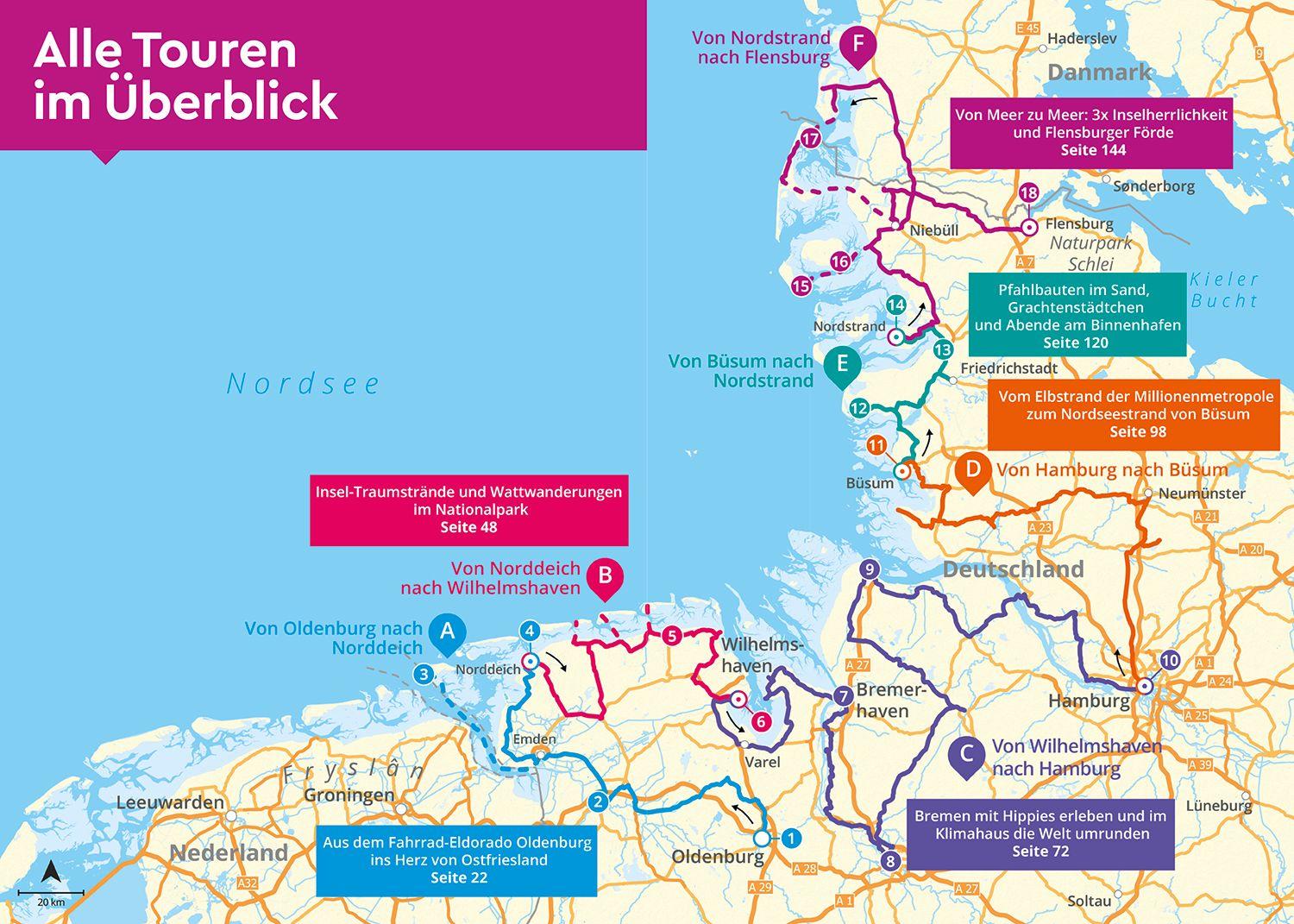Beispielinhalt (Bild) MARCO POLO Camper Guide Deutsche Nordseeküste