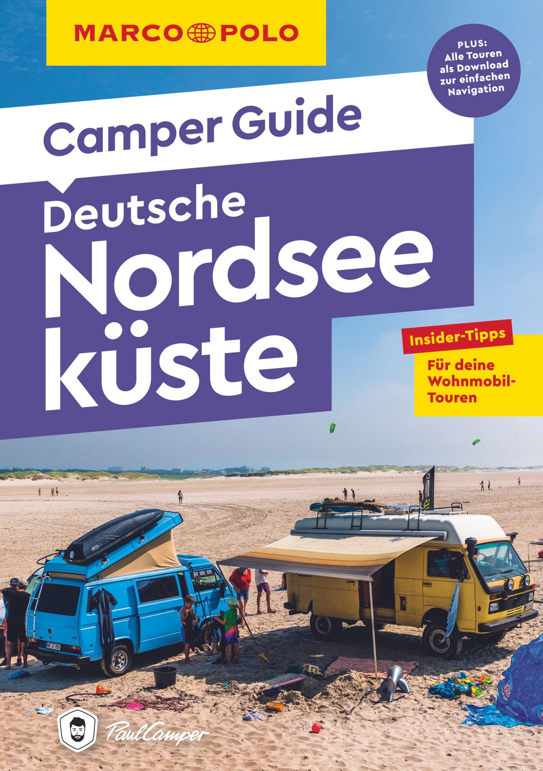 Vorderes Coverbild MARCO POLO Camper Guide Deutsche Nordseeküste