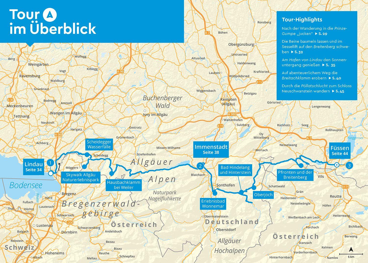 Beispielinhalt (Bild) MARCO POLO Camper Guide Bayern