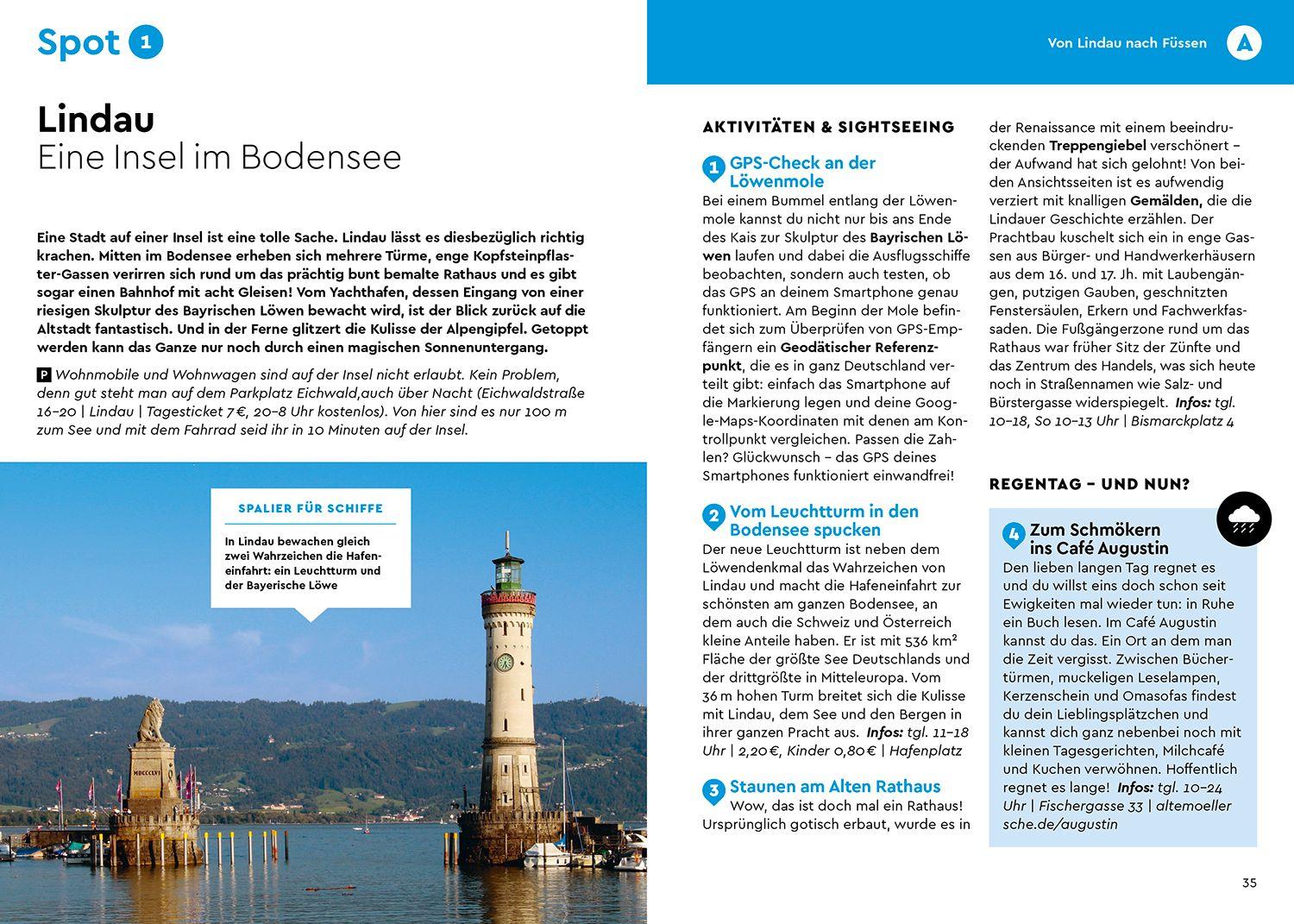 Beispielinhalt (Bild) MARCO POLO Camper Guide Bayern