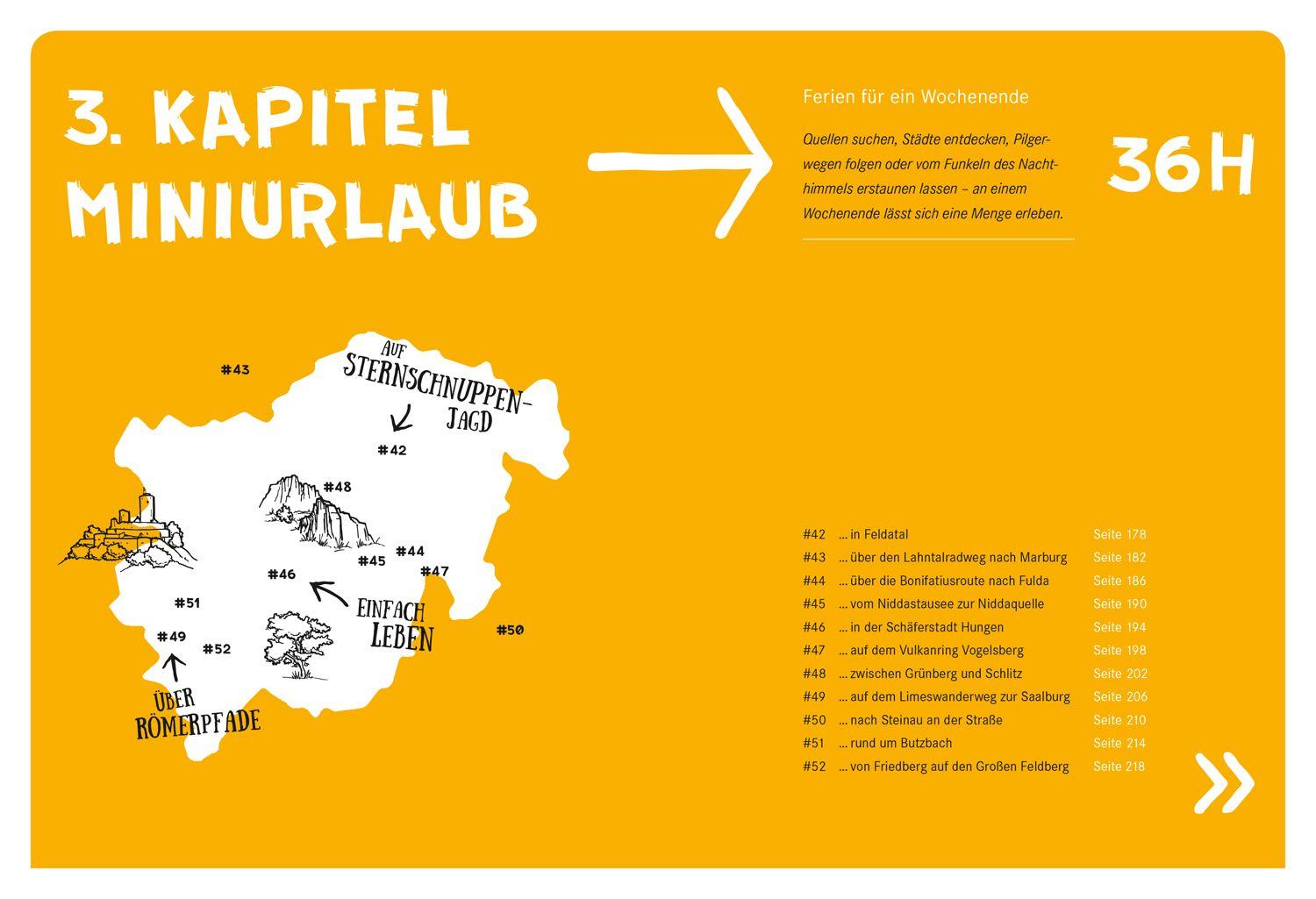 Beispielinhalt (Bild) 52 kleine & große Eskapaden Wetterau und Vogelsberg