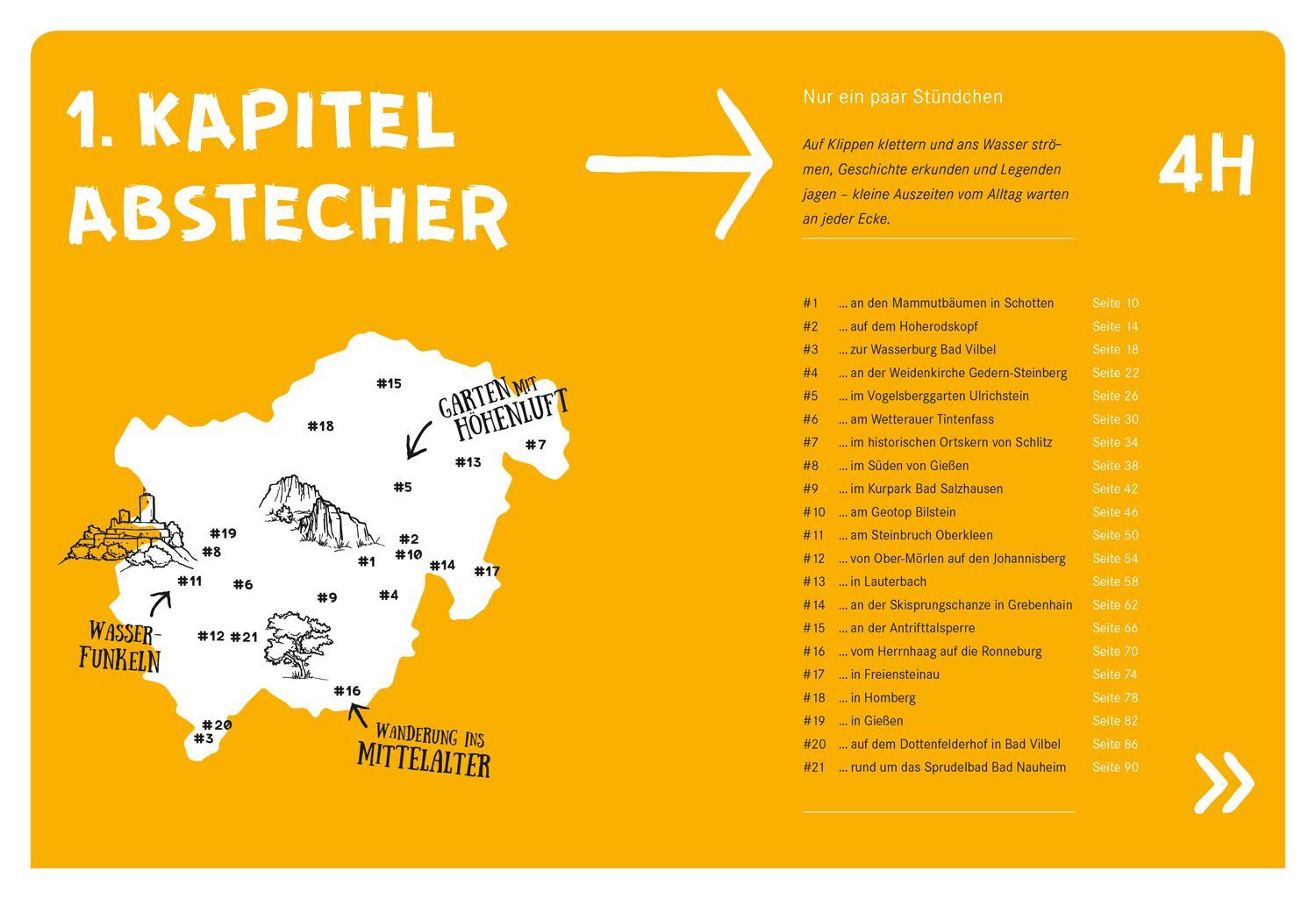 Beispielinhalt (Bild) 52 kleine & große Eskapaden Wetterau und Vogelsberg