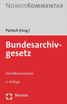 Vorderes Coverbild Bundesarchivgesetz