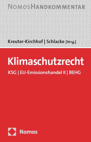 Vorderes Coverbild Klimaschutzrecht