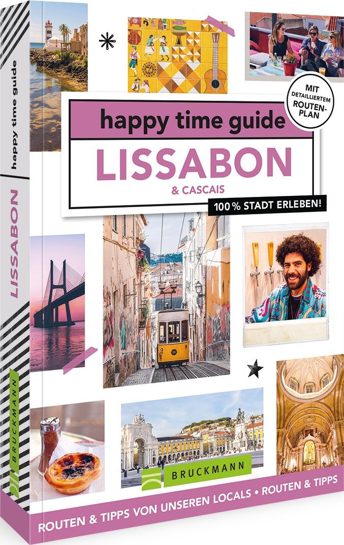 Vorderes Coverbild happy time guide Lissabon