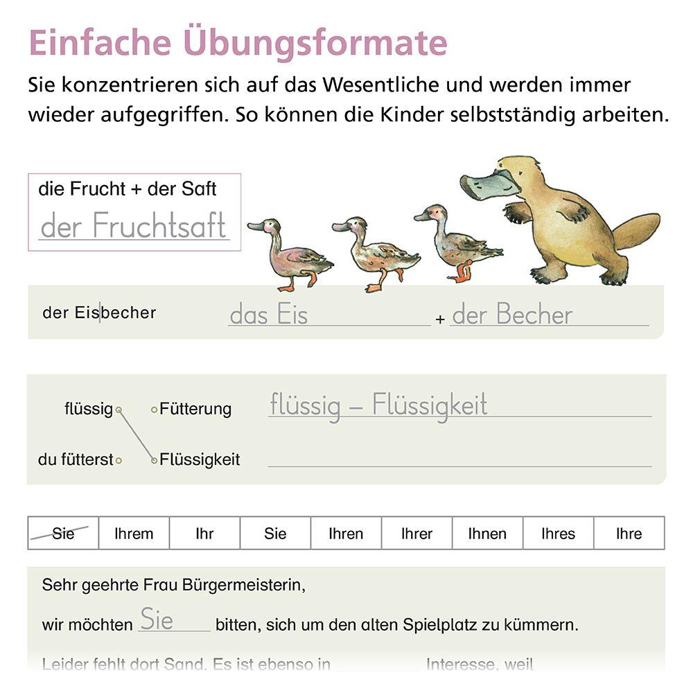 Beispielinhalt (Bild) Rechtschreiben mit Rico Schnabel, Klasse 4