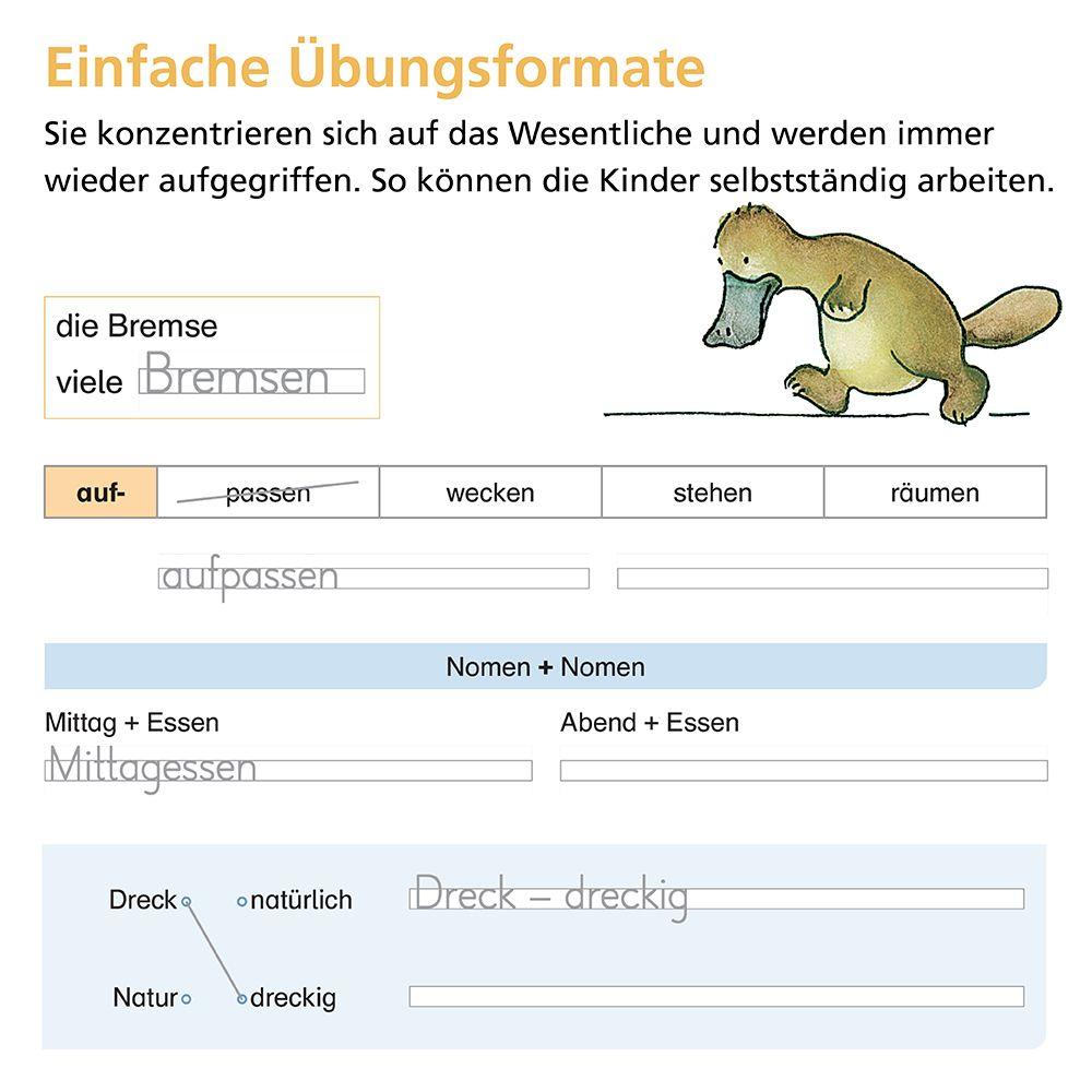 Beispielinhalt (Bild) Rechtschreiben mit Rico Schnabel, Klasse 3