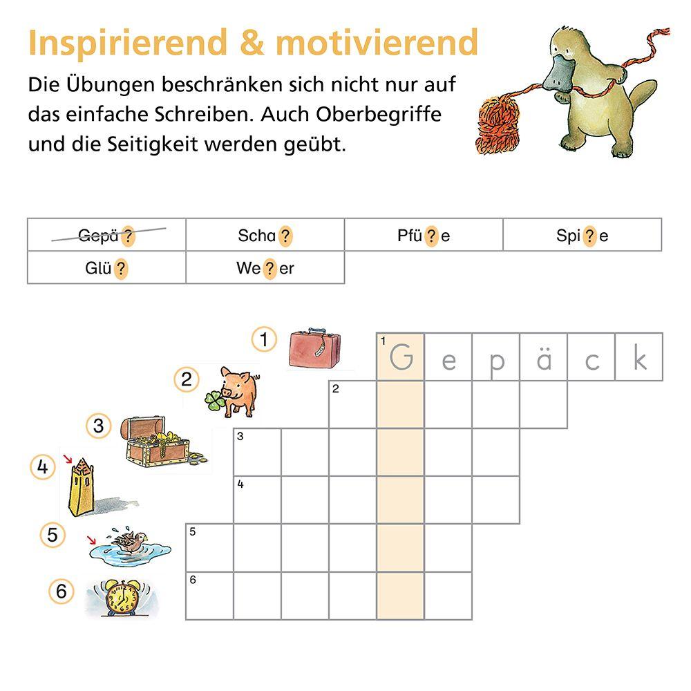 Beispielinhalt (Bild) Rechtschreiben mit Rico Schnabel, Klasse 3