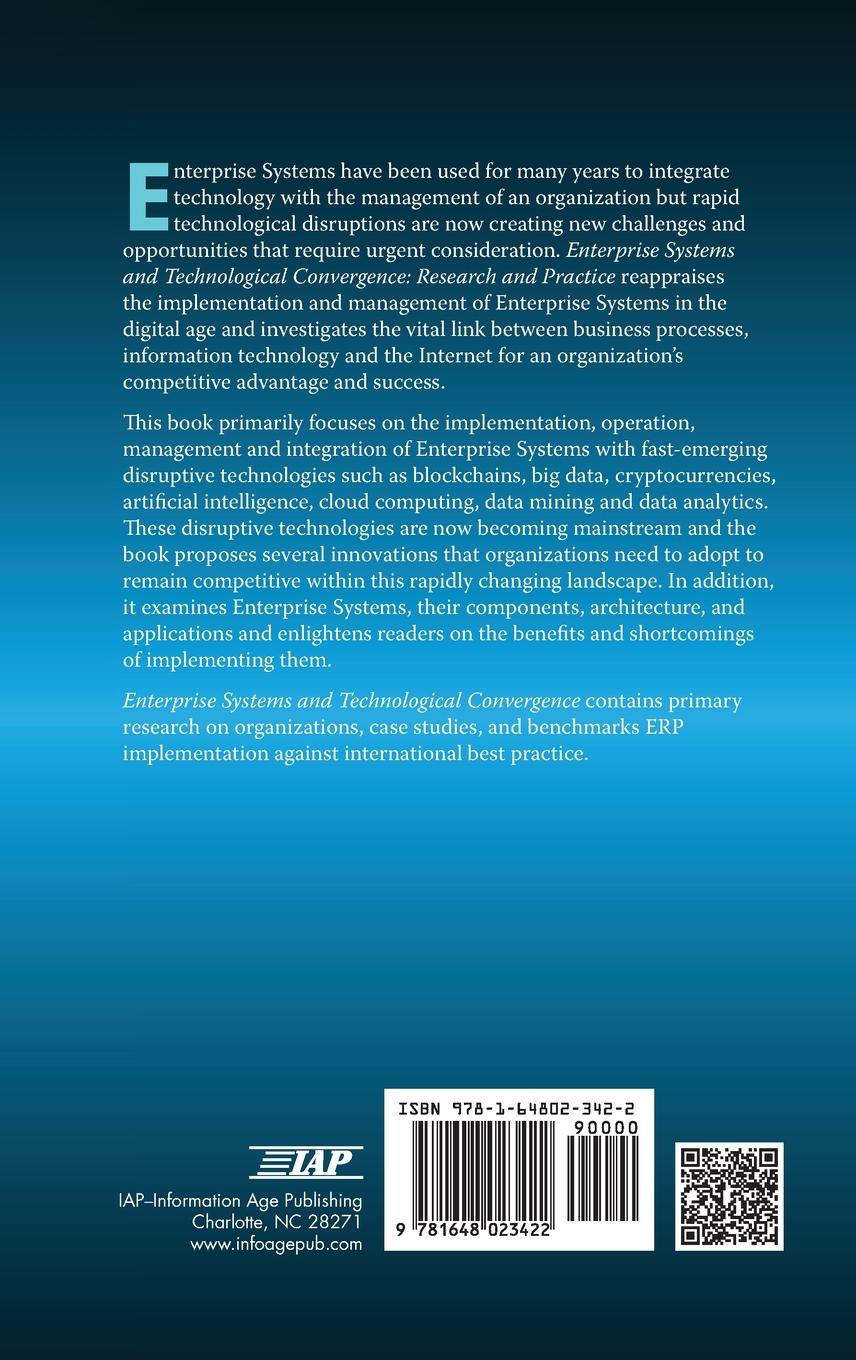 Rückseitencover Enterprise Systems and Technological Convergence