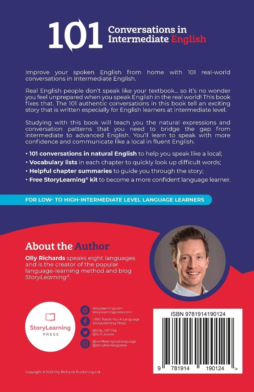Rückseitencover 101 Conversations in Intermediate English