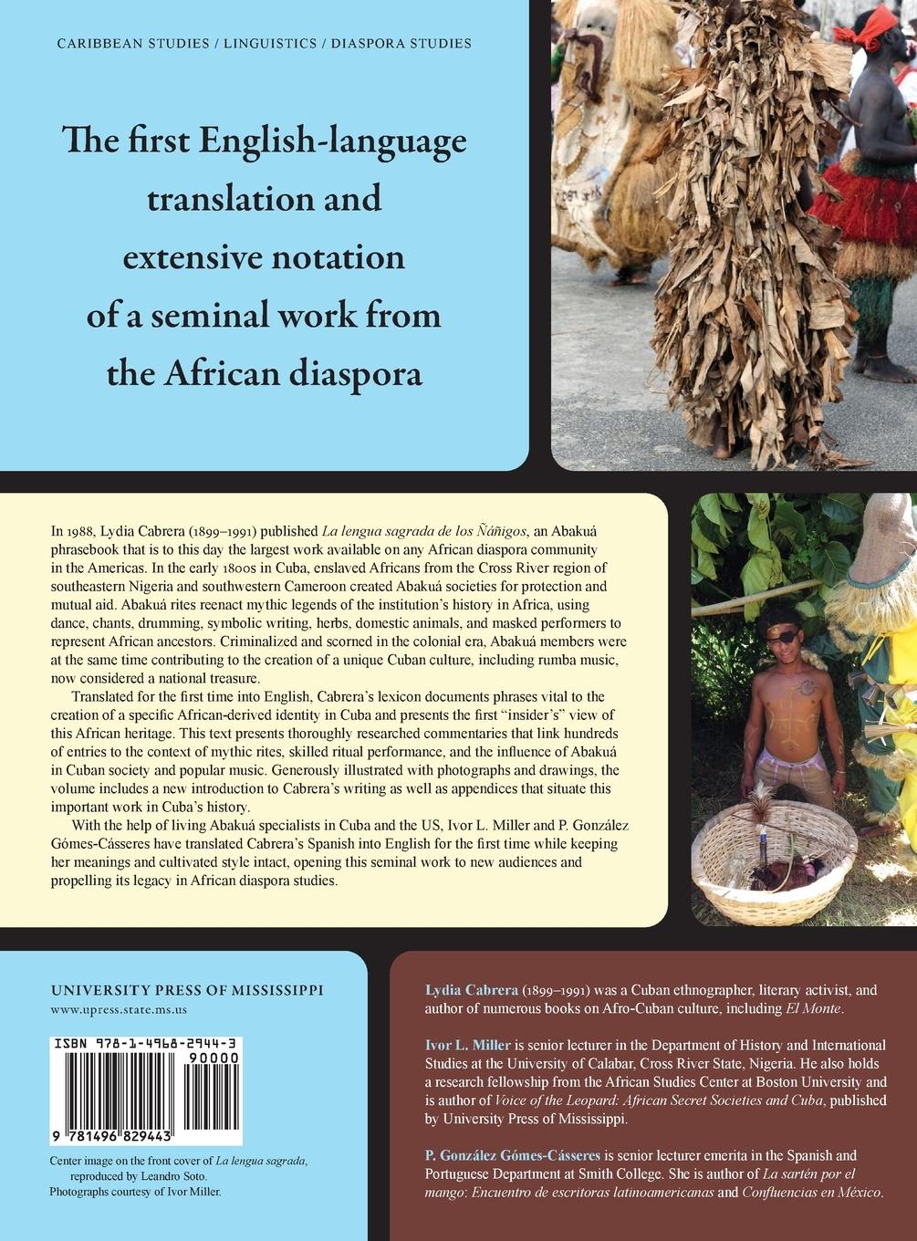 Rückseitencover Sacred Language of the Abakuá