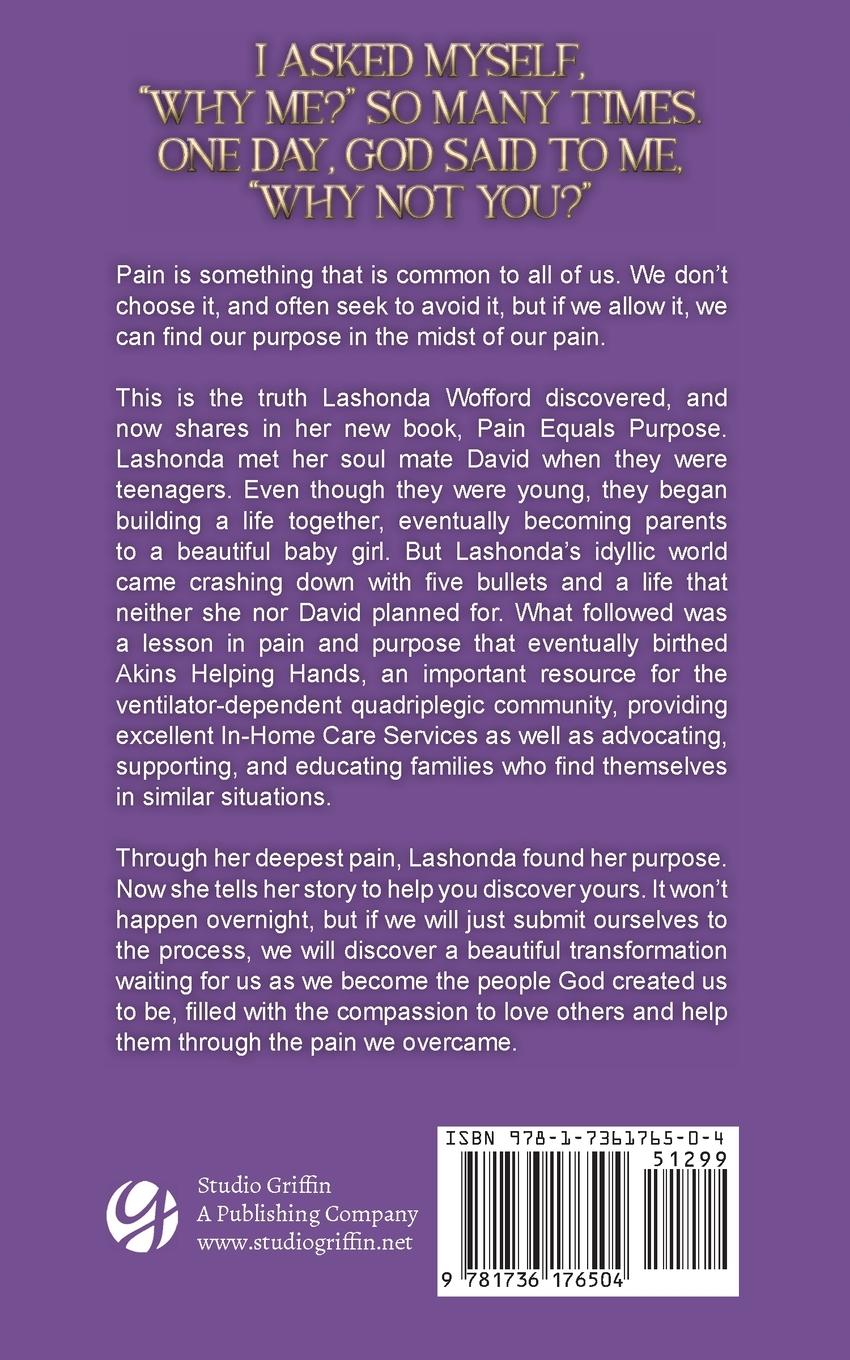 Rückseitencover Pain Equals Purpose