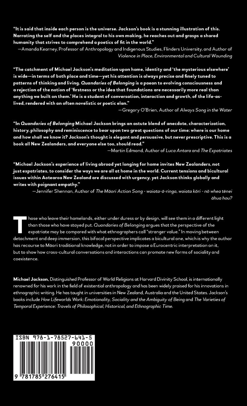 Rückseitencover Quandaries of Belonging