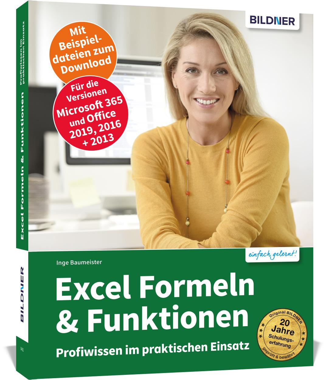 Vorderes Coverbild Excel Formeln und Funktionen: Profiwissen im praktischen Einsatz