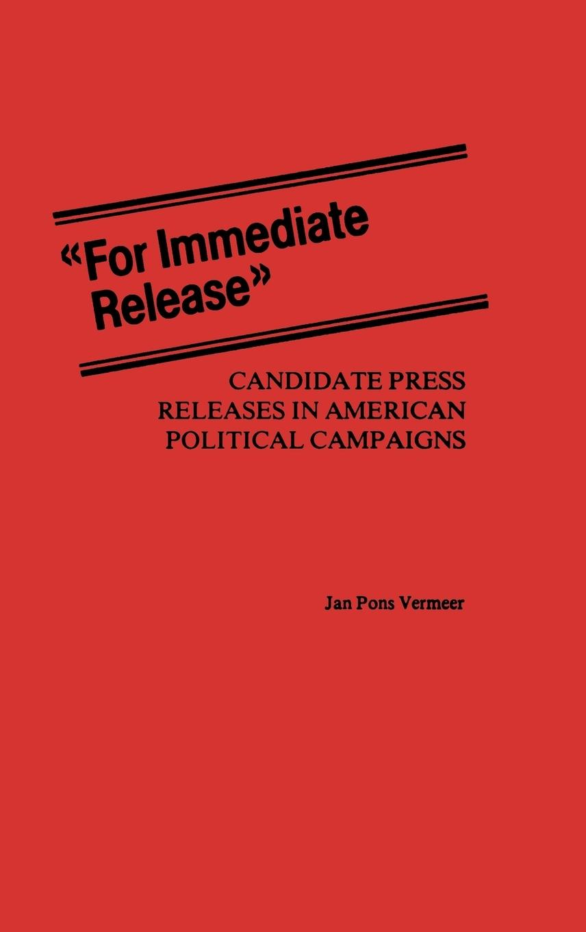 Vorderes Coverbild For Immediate Release