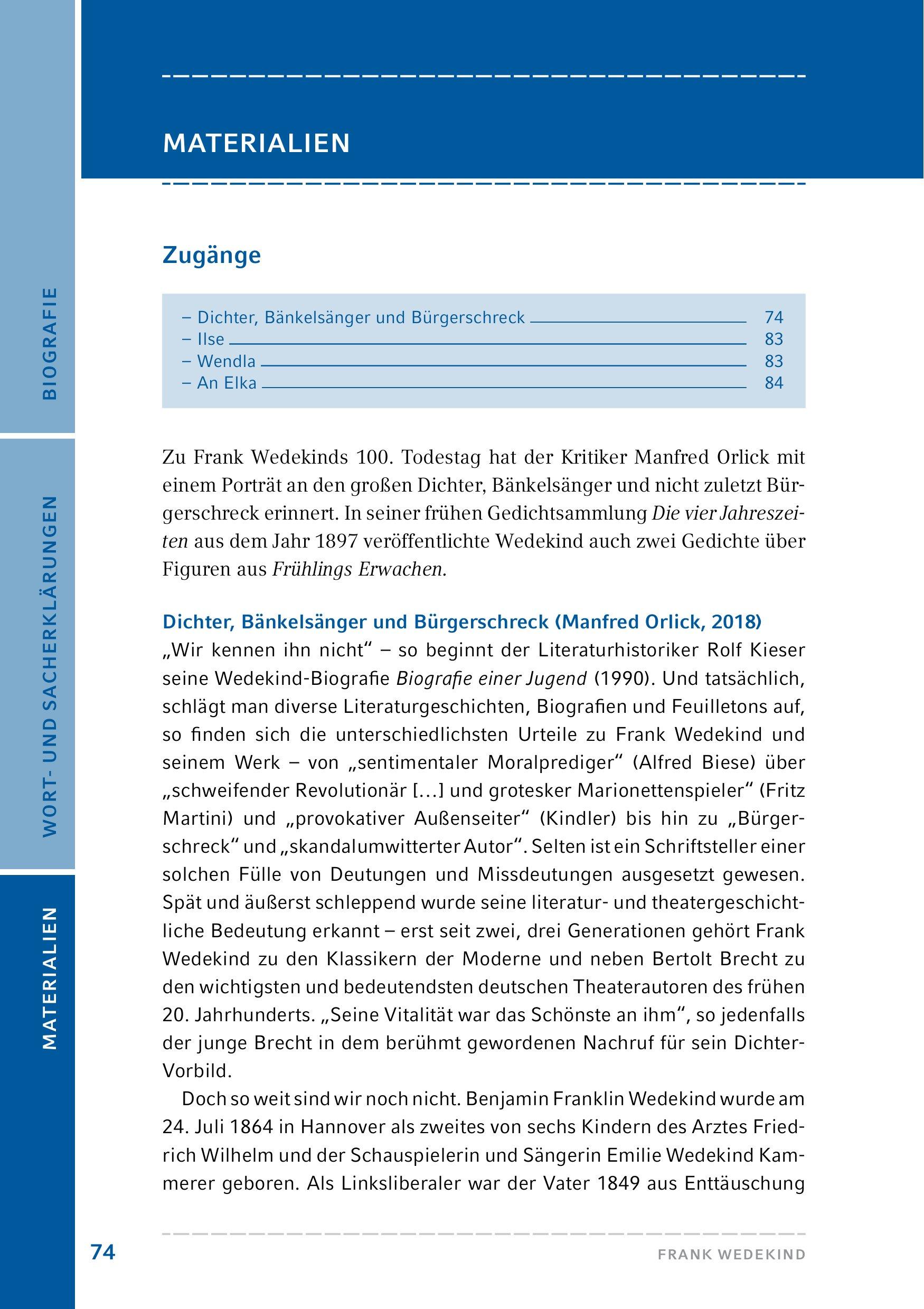 Beispielinhalt (Bild) Frühlings Erwachen.