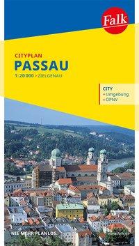 Vorderes Coverbild Falk Cityplan Passau 1:17.500